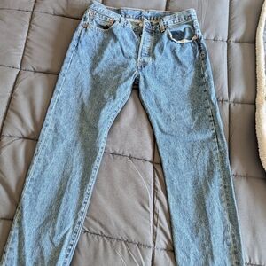 Levi's Men's Straight Jeans - Light Blue